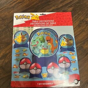 Pokemon Party Centerpiece and Confetti Set